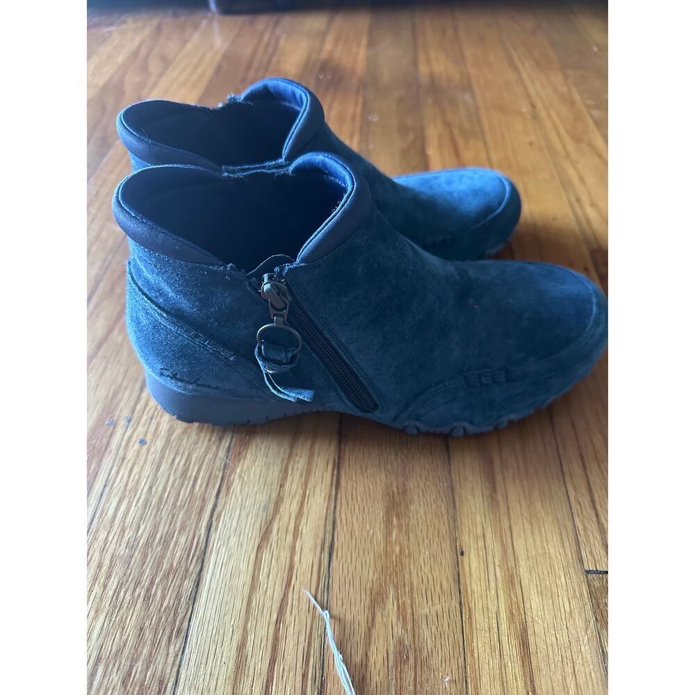 Skechers Zappiest Relaxed Fit Navy Suede Ankle Boots 7.5